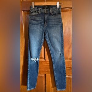 Hudson Barbara Mid-Rise Skinny Jeans, Size 26